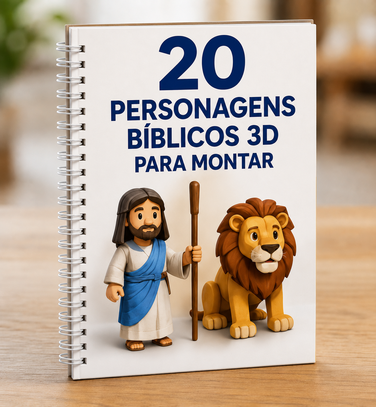 🎁 Bônus #2 – 20 Personagens Bíblicos 3D para Montar